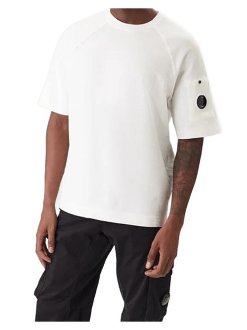 LIGHT FLEECE SHORT SLEEVE SWEATSHIRT C.P. COMPANY | SS034A002246G103